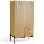 Шкаф с геометрическим рисунком на дверцах Anders Light Wood варинант исполнения - 2 | Loft Concept в Липецке