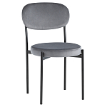 Стул с круглым сиденьем на металлическом основании ALFIE CHAIR Grey варинант исполнения - 1 | Loft Concept в Липецке