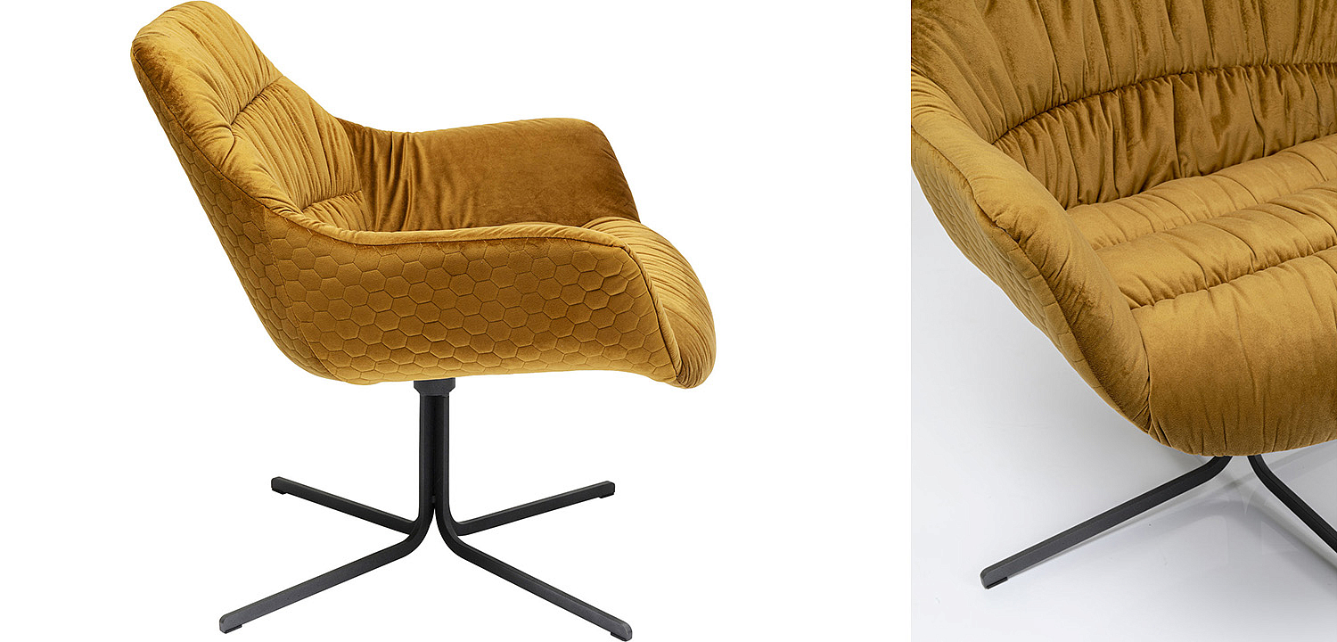 Кресло вращающееся Yellow Honeycomb - Loft-Concept в Липецке