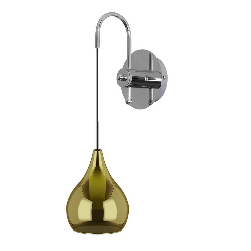 Бра Candiano Olive Sconces Оливковый Хром Бра Candiano Olive Sconces Оливковый Хром в Липецке | Loft Concept