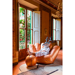 Дизайнерское кожаное кресло в форме руки Poltronova Joe Gold  Armchair варинант исполнения - 8 | Loft Concept в Липецке