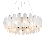 Люстра Mont Saint-Michel Золотая с Рельефным Стеклом варинант исполнения - 2 | Loft Concept в Липецке