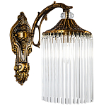 Бра с плафоном с виде трубчатых хрустальных подвесок Cadice Wall Lamp варинант исполнения - 1 | Loft Concept в Липецке