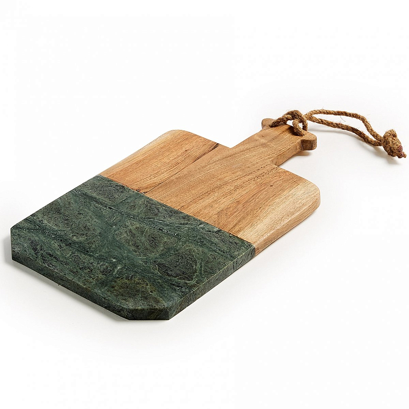 Разделочная доска Green Wood Зеленый Бежевый Разделочная доска Green Wood Зеленый Бежевый в Липецке | Loft Concept