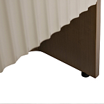 Тумба под телевизор серая с мраморной столешницей Uniqueness Marble варинант исполнения - 8 | Loft Concept в Липецке