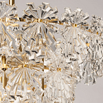 Люстра многоярусная с объемными прозрачными цветами Hanging Flowers варинант исполнения - 4 | Loft Concept в Липецке