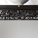 Черная резная консоль в Китайском стиле из массива Black Dragon Console варинант исполнения - 3 | Loft Concept в Липецке