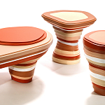 Комплект кофейных столиков Vorlon Desert three tables варинант исполнения - 4 | Loft Concept в Липецке