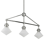 Люстра линейная с ромбовидными плафонами Pointed Diamond Shade варинант исполнения - 5 | Loft Concept в Липецке