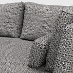 Мебельная ткань Шенилл серый цвет 142 см T4-46 варинант исполнения - 8 | Loft Concept в Липецке