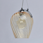 Подвесной светильник со стеклянном плафоном в форме бокала Kaleido варинант исполнения - 6 | Loft Concept в Липецке