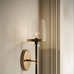 Бра настенное с прозрачным стеклянным абажуром Simple Pure Form варинант исполнения - 5 | Loft Concept в Липецке