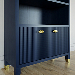 Книжный Стеллаж Elsa Dreams Blue с задней стенкой варинант исполнения - 1 | Loft Concept в Липецке