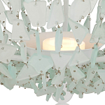 Люстра круглая с каскадом из декоративных элементов Sea Glass варинант исполнения - 3 | Loft Concept в Липецке