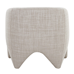 Дизайнерское кресло мягкое в белой обивке White Canvas варинант исполнения - 3 | Loft Concept в Липецке