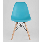 Пластиковый стул на ножках из массива бука Eames Torquoise варинант исполнения - 4 | Loft Concept в Липецке