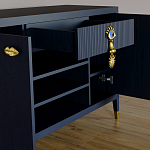 Комод-буфет Elsa Dreams Blue с открытыми полками   варинант исполнения - 1 | Loft Concept в Липецке