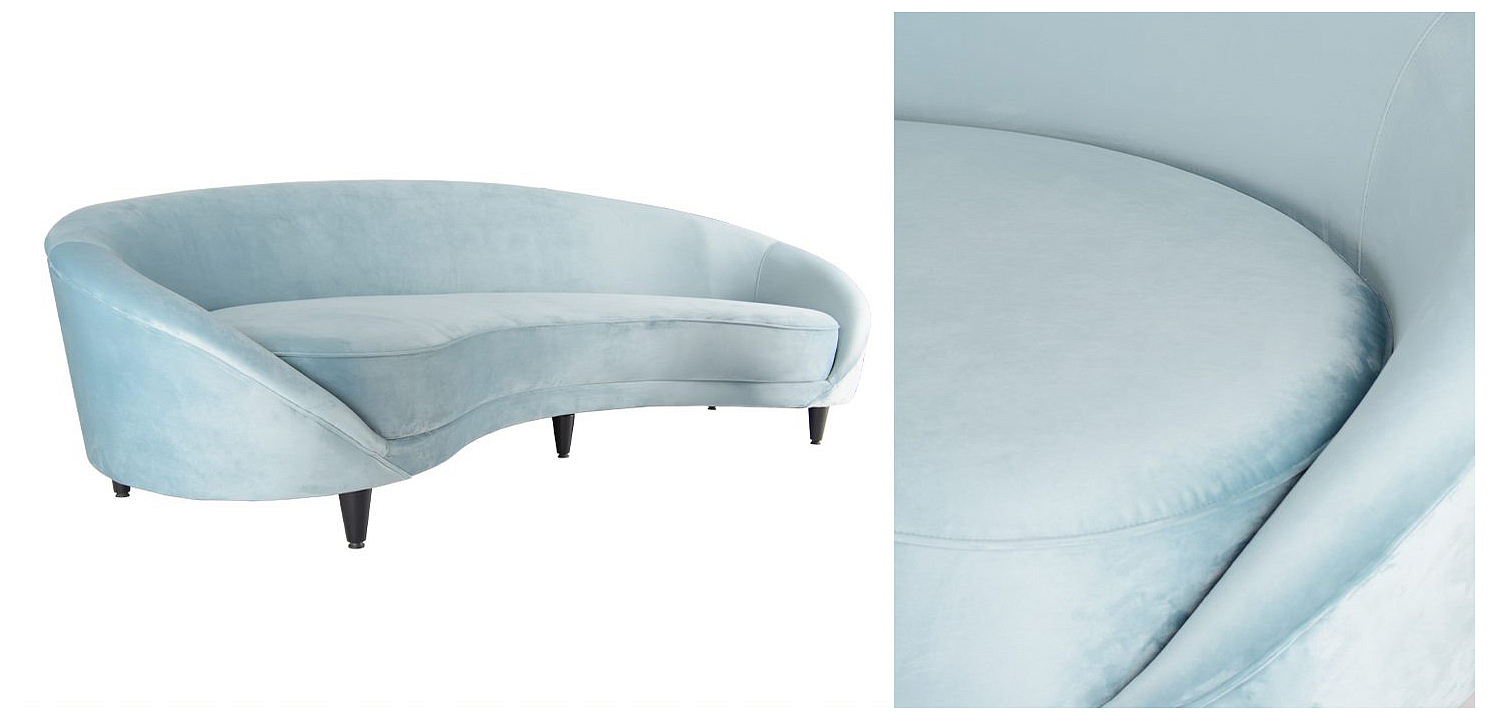 Диван Paulet Light Blue Sofa Диван Paulet Light Blue Sofa - Loft-Concept в Липецке