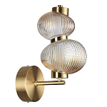 Бра с 2-мя рифлеными стеклянными шарами Marcelh Light варинант исполнения - 5 | Loft Concept в Липецке