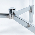 Приставной столик со стеклянной столешницей Deimos варинант исполнения - 4 | Loft Concept в Липецке