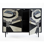 Буфет в гостиную с инкрустацией  Bone Inlay sideboard - 2 doors варинант исполнения - 3 | Loft Concept в Липецке