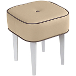 Квадратный мягкий пуф на белых ножках Winton Pouf Square варинант исполнения - 19 | Loft Concept в Липецке