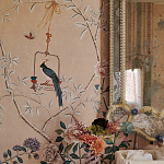 Обои ручная роспись Cecily pink варинант исполнения - 5 | Loft Concept в Липецке