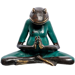 Статуэтка из бронзы в виде лягушки Animals Bronze варинант исполнения - 3 | Loft Concept в Липецке