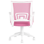 Офисное кресло с основанием из белого пластика Desk chairs Pink варинант исполнения - 4 | Loft Concept в Липецке
