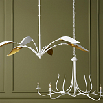 Люстра белая с плафонами в виде лепестков Delicate Flower варинант исполнения - 5 | Loft Concept в Липецке