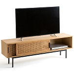 ТВ-тумба с плетеным декором Tate Wicker TV Stand варинант исполнения - 3 | Loft Concept в Липецке
