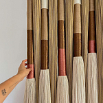 Текстильное Панно Макраме для ресторана Mexico Wall Hanging  варинант исполнения - 1 | Loft Concept в Липецке