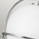 Потолочный светильник с плафоном в форме белого матового шара Hinkley варинант исполнения - 11 | Loft Concept в Липецке