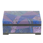 Шкатулка из натурального камня лазурит и чароит Stone Casket варинант исполнения - 2 | Loft Concept в Липецке