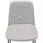 Стул мягкий светло-серый Chair Gray Runners варинант исполнения - 5 | Loft Concept в Липецке