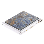 Портсигар на 10 сигарет с газовой зажигалкой из натурального камня Кианит Stone Cigarettes Cases варинант исполнения - 2 | Loft Concept в Липецке