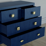 Бельевой Комод с 4 ящиками Elsa Dreams Blue варинант исполнения - 3 | Loft Concept в Липецке