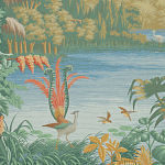 Обои ручная роспись Le Brésil Paille варинант исполнения - 3 | Loft Concept в Липецке