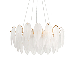 Люстра Mont Saint-Michel Золотая с Рельефным Стеклом варинант исполнения - 4 | Loft Concept в Липецке