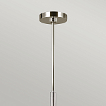 Люстра с 6-ю лампами на тонких изогнутых рожках в современном стиле Feiss варинант исполнения - 9 | Loft Concept в Липецке