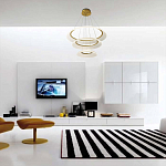 Люстра подвесная с 3-мя кольцевыми светодиодными лампами Catcher варинант исполнения - 2 | Loft Concept в Липецке