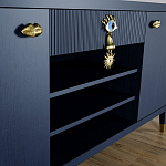 Комод-буфет Elsa Dreams Blue с открытыми полками   варинант исполнения - 4 | Loft Concept в Липецке