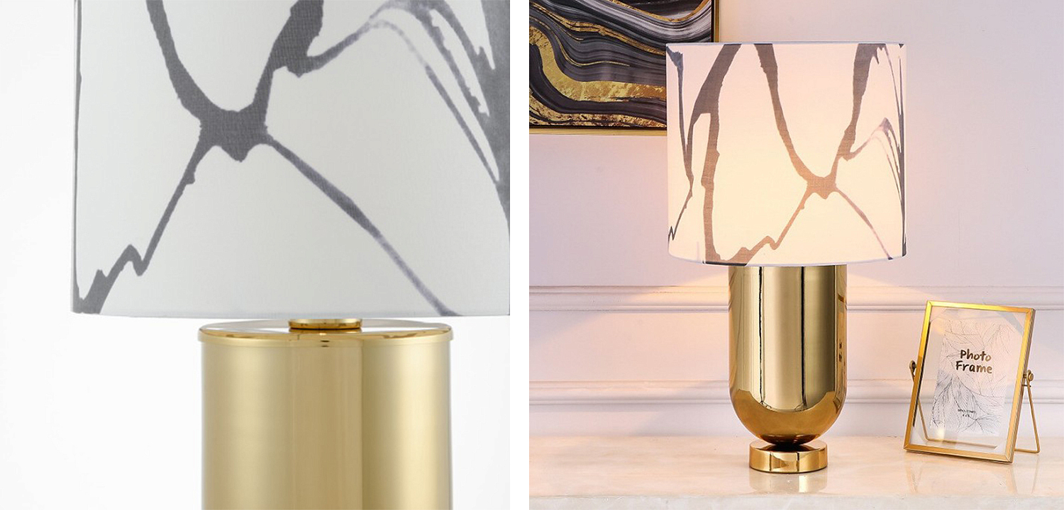 Настольная лампа Adeline Gold Table Lamp Настольная лампа Adeline Gold Table Lamp - Loft-Concept в Липецке