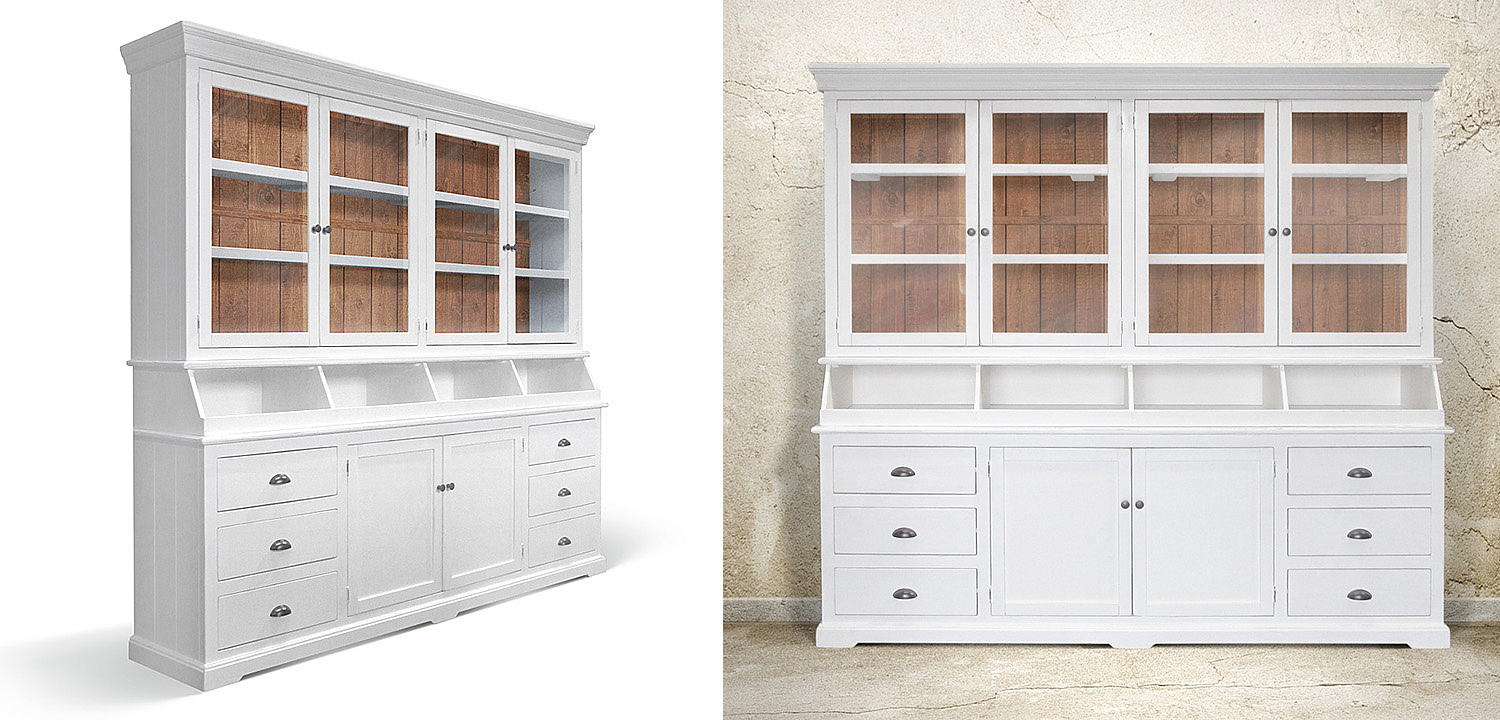 Шкаф Ruggerio Provence HARMONIE Glass Door big Шкаф Ruggerio Provence HARMONIE Glass Door big - Loft-Concept в Липецке