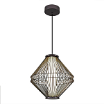Подвесной светильник с плетеным металлическим каркасом Metal Interweaving варинант исполнения - 1 | Loft Concept в Липецке