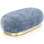 Длинный овальный пуф Ambrose Soft Oval Pouf варинант исполнения - 1 | Loft Concept в Липецке