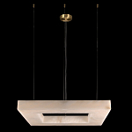 Люстра с квадратным каменным плафоном Calcite Square Light варинант исполнения - 2 | Loft Concept в Липецке