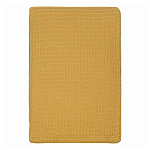 Плед из шерсти цвета охры с бахарамой Waffle Comfort варинант исполнения - 1 | Loft Concept в Липецке