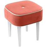 Квадратный мягкий пуф на белых ножках Winton Pouf Square варинант исполнения - 15 | Loft Concept в Липецке