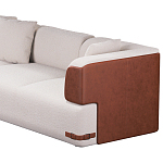 Трехместный диван Richmond с кожаной отделкой варинант исполнения - 6 | Loft Concept в Липецке